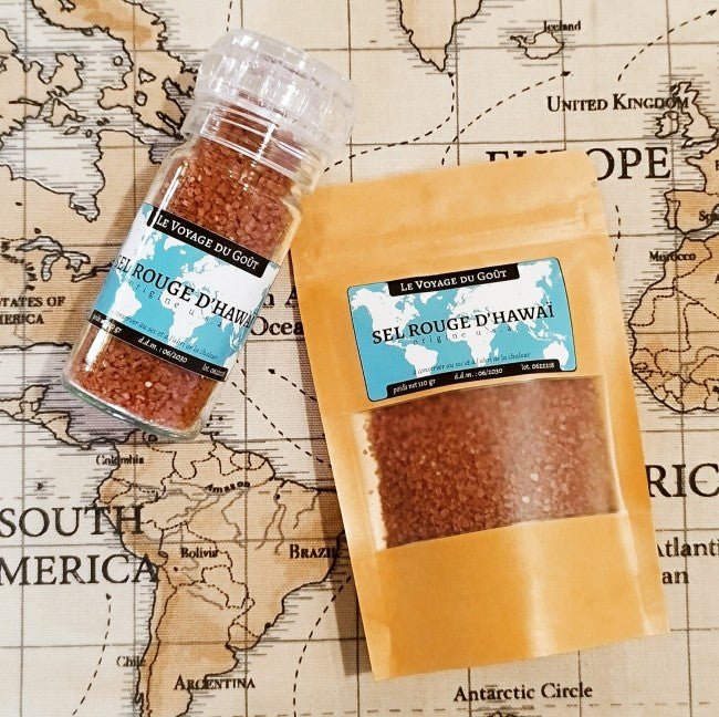Le Voyage du Goût - Sel Rouge d'Hawaï 110g