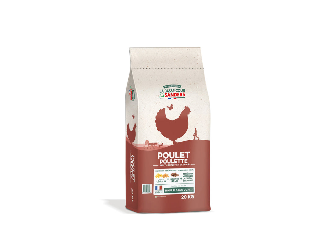 SANDERS Aliment Complet Poulet / Poulette 20kg