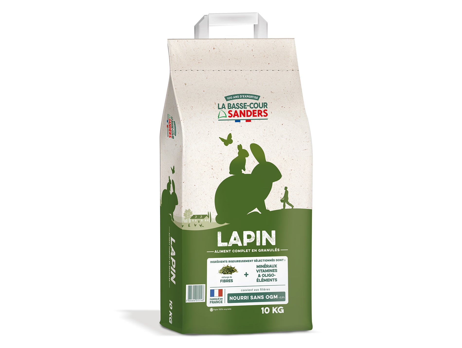 Aliment Complet En Miettes Pour Poussins Sanders - 10 Kg, Sans OGM, Fabriqué En France