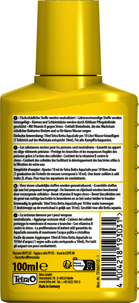 Tetra Betta Aquasafe 100ml