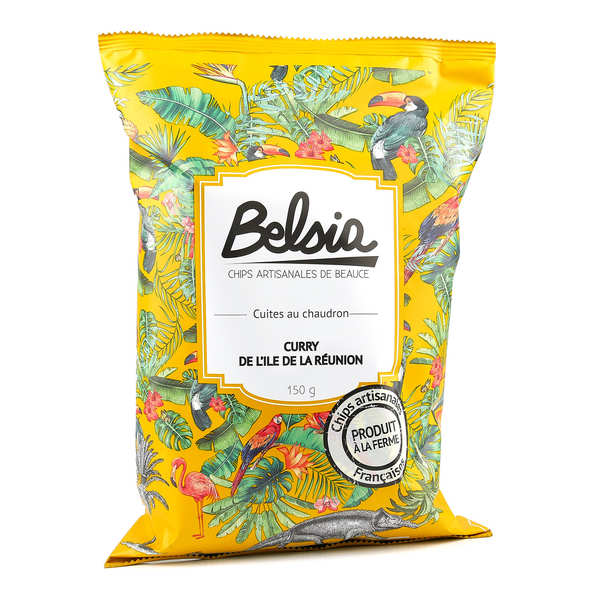 BELSIA Chips Artisanales au Curry de l'Île de la Réunion