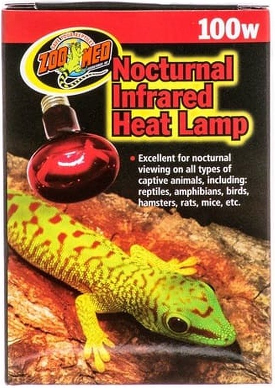 Zoomed Nocturnal Infrared Heat Lamp 100W