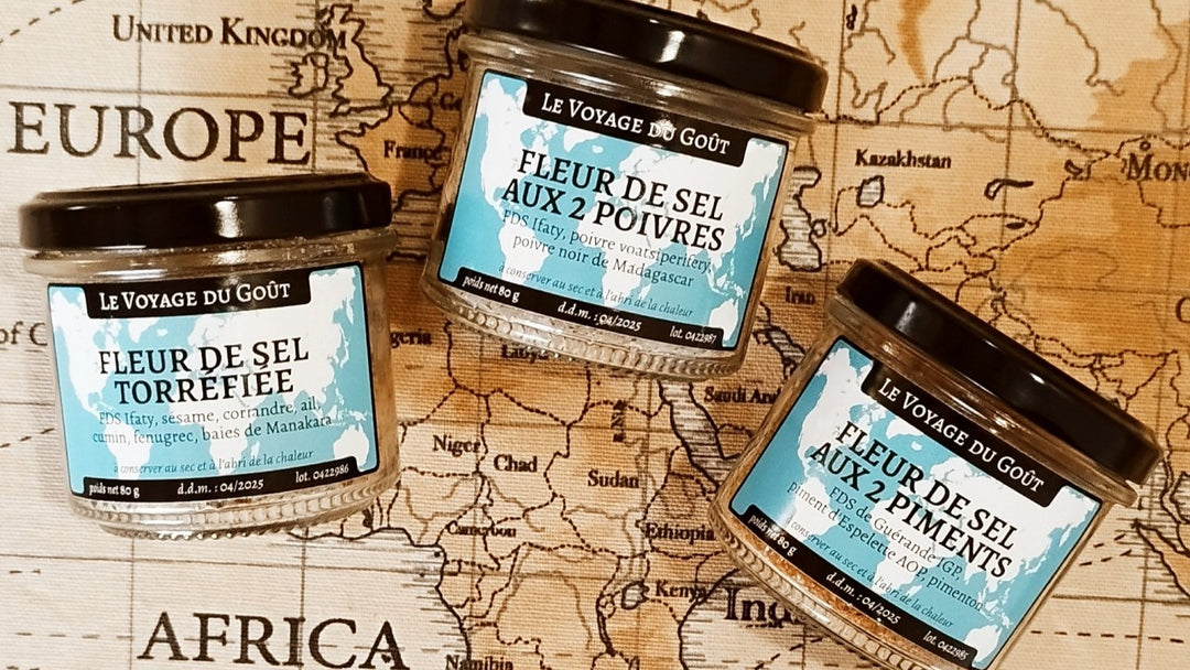 Le Voyage du Goût - Fleur de Sel aux 2 Poivres 80g
