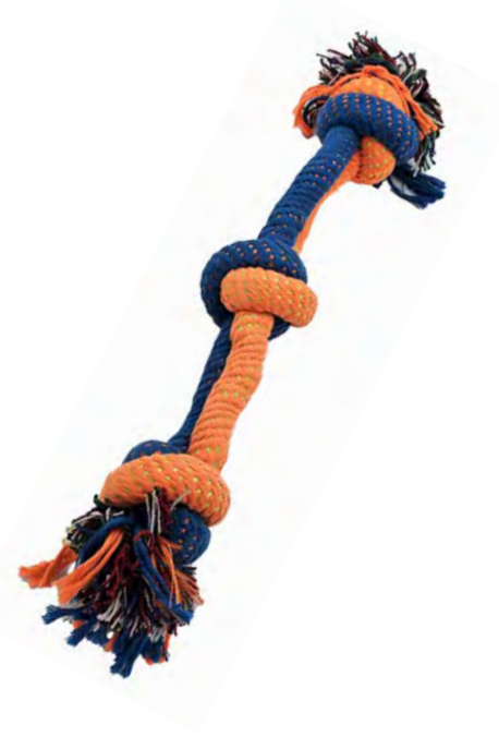 Zamibo Corde Scoubidou Bleu & Orange 64cm