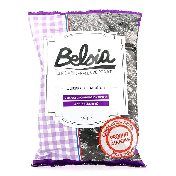 BELSIA Chips Artisanales au Vinaigre de Champagne-Ardenne