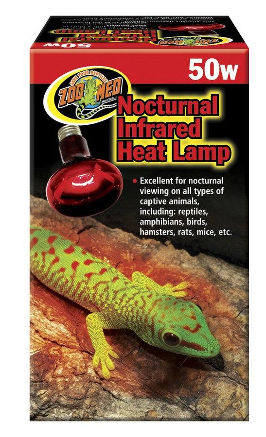 Zoomed Nocturnal Infrared Heat Lamp 50W