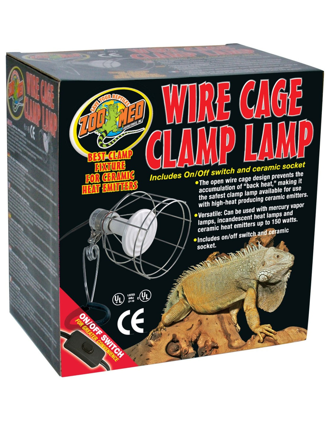 Zoomed Cage à Lampe Wire Cage Clamp