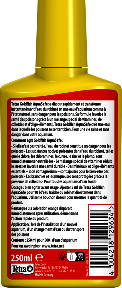 Tetra Goldfish Aquasafe 250ml