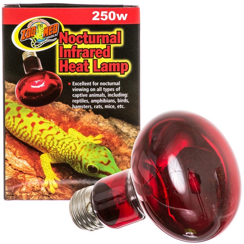 Zoomed Nocturnal Infrared Heat Lamp 250W