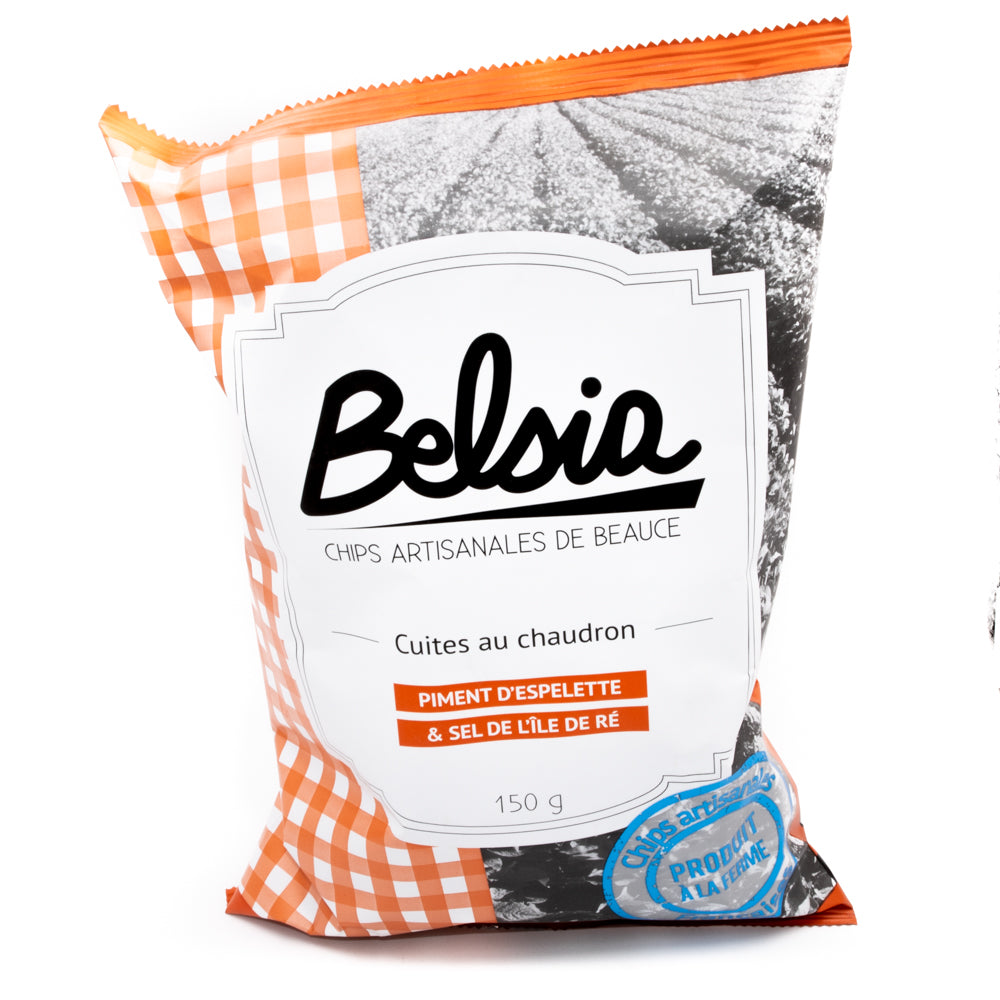 BELSIA Chips Artisanales au Piment d'Espelette