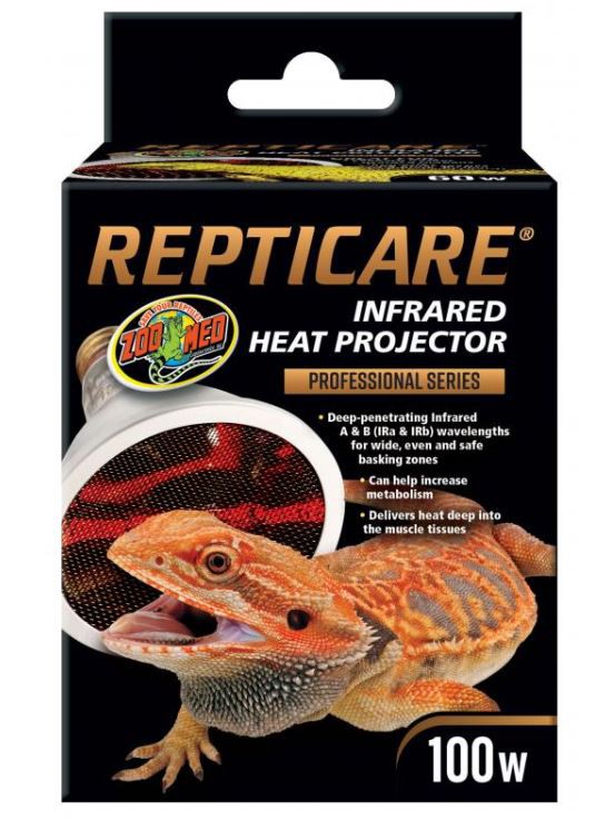 Zoomed Repticare Infrared Heat Projector 100W