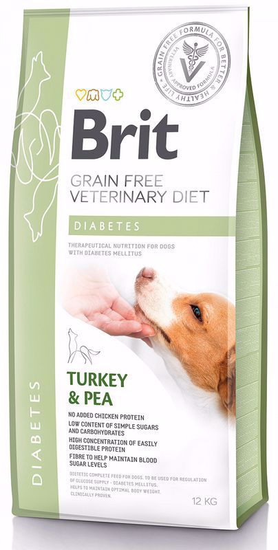 Brit Vet Diet Dog Diabets 12kg