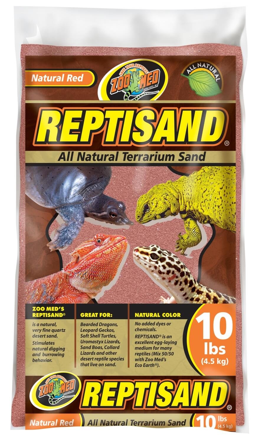Zoomed Sable Reptisand Rouge 4,5kg
