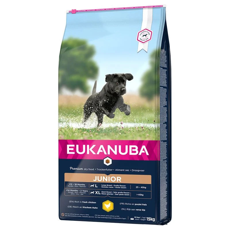 Eukanuba Junior Large Breed 12kg (1 palette - 10 sacs)