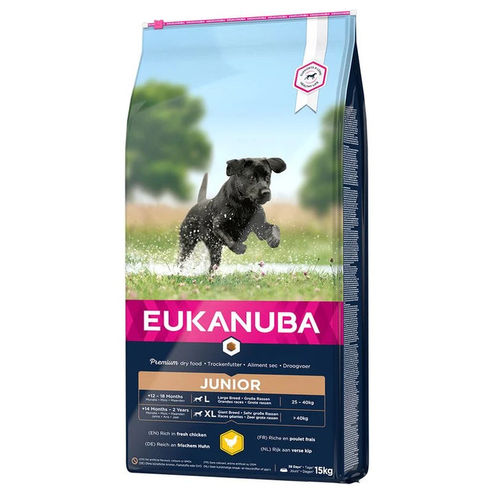 Eukanuba Junior Large Breed 12kg (1 palette - 10 sacs)