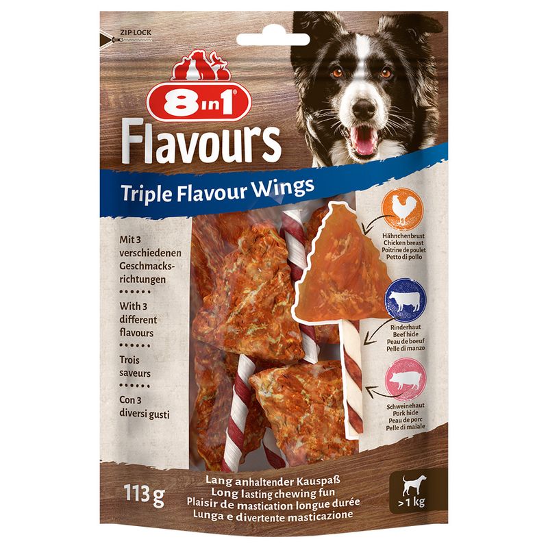 8 in 1 Triple Flavour Wings