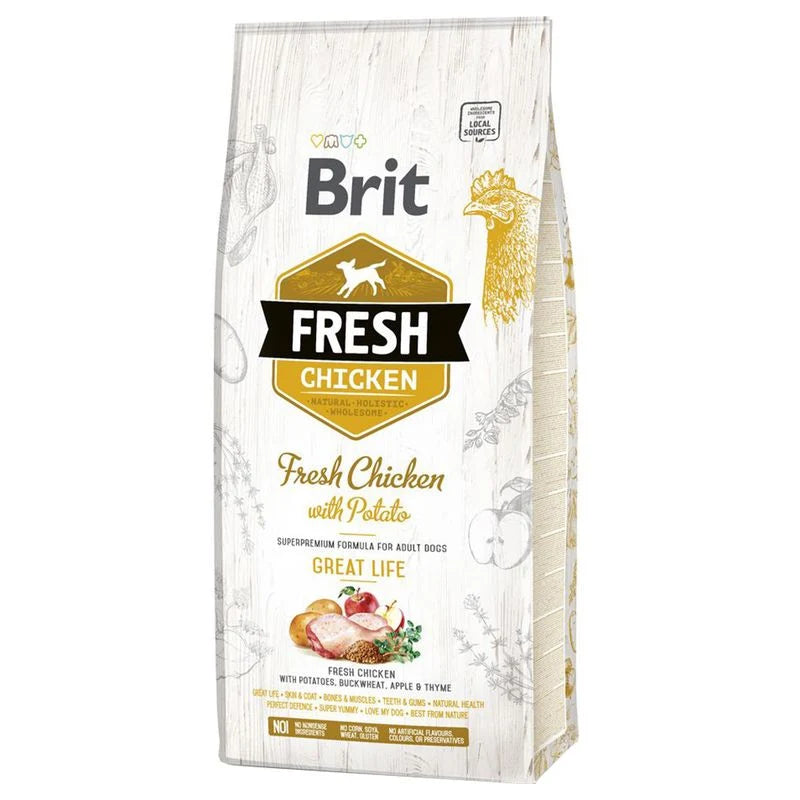Brit Fresh Chicken 12kg (1 palette - 10 sacs)