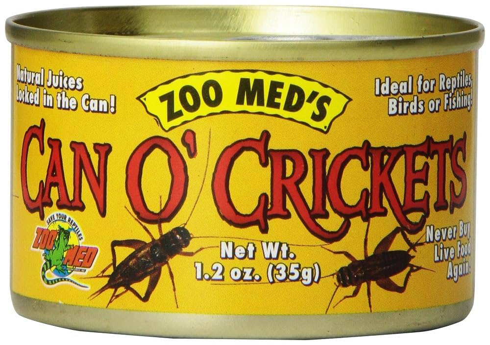Zoo Med Conserve de grillon Can’O Crickets 35 g