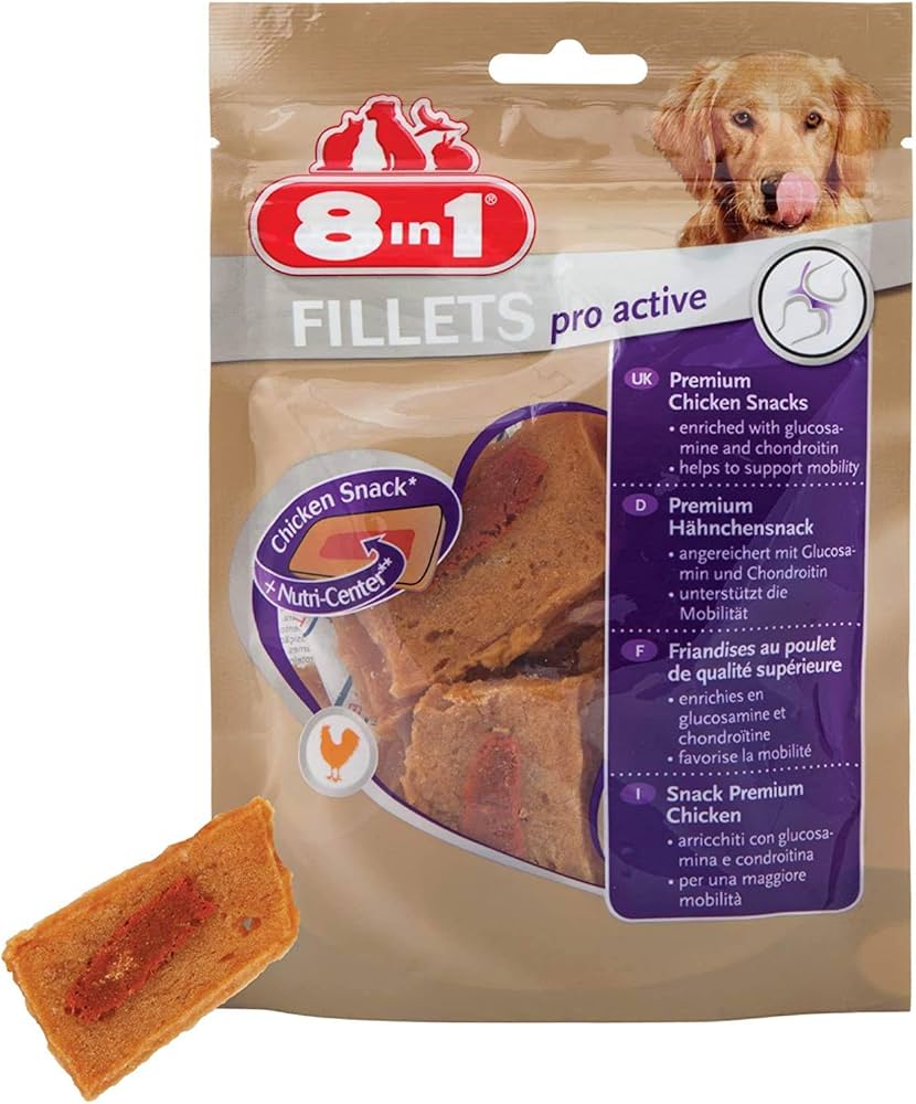 8in1 Fillets Pro Active pour chien 80 g