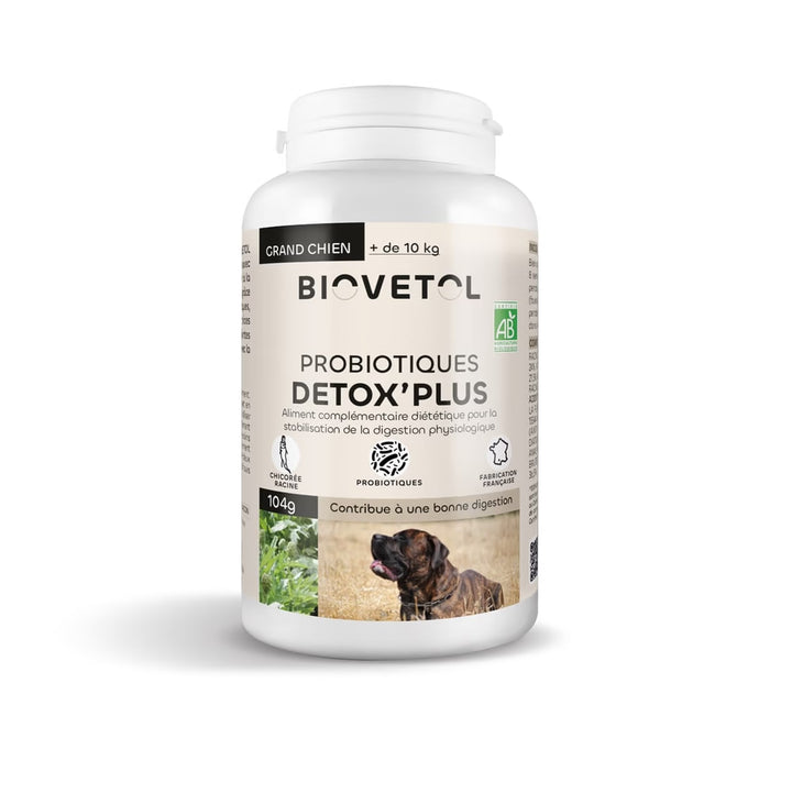 Probiotiques Detox'Plus BIOVETOL - Grand chien