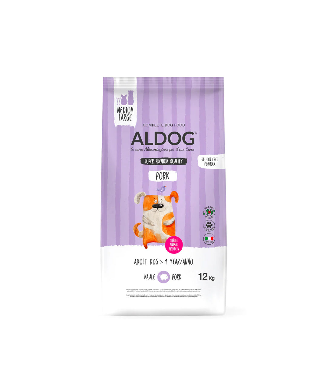 Aldog Medium/Large Pork 12kg