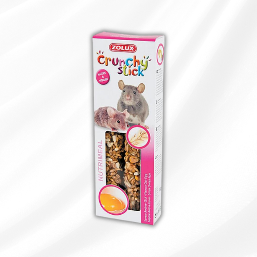 ZOLUX Crunchy Stick Friandise Rats & Souris Avoine & Oeuf