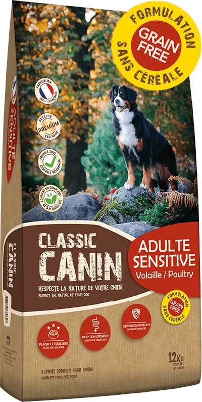 Classic Canin Adulte Sensitive 12kg (1 palette - 10 sacs)