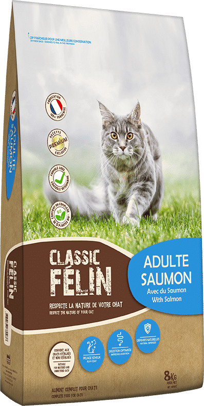 CLASSIC FELIN Adulte Saumon 3kg