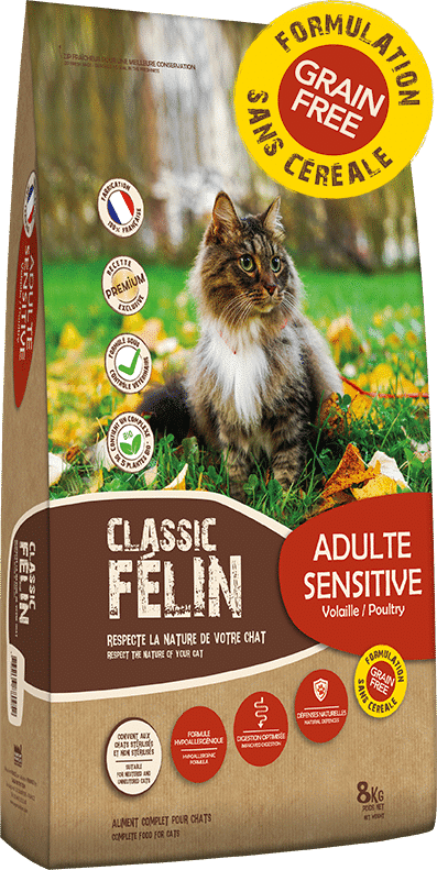 CLASSIC FELIN Adulte Sensitive 3kg