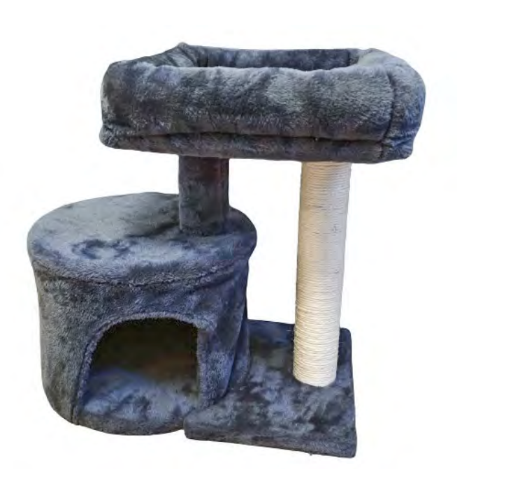 Zamibo Arbre à Chat 1 Niveau Gris