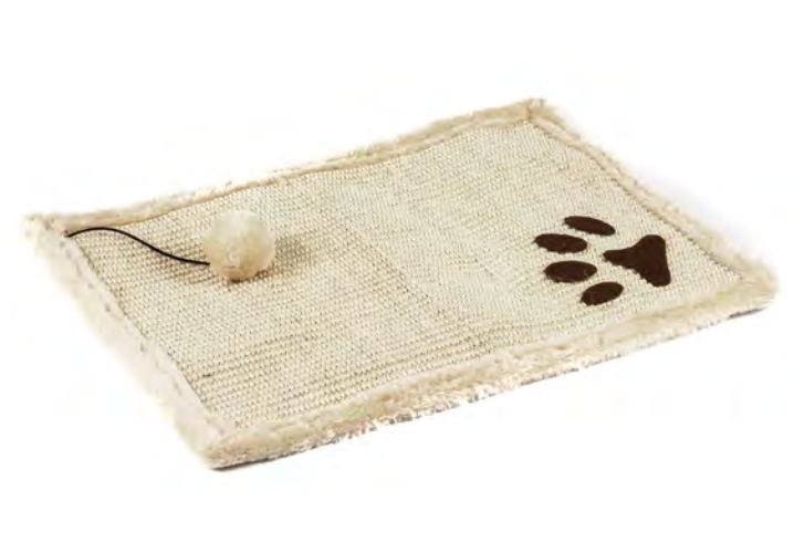 Zamibo Tapis Griffoir Sisal Fourrure beige