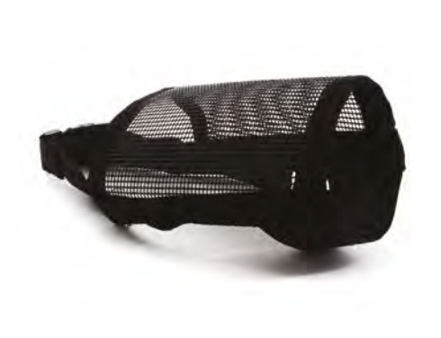 Zamibo Muselière Polyester Réglable Noir