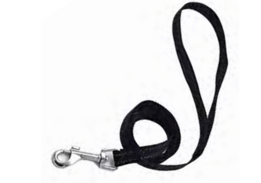 Zamibo Laisse Polyester Reflechissante Noire 120cm
