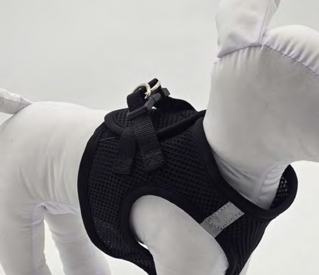 Zamibo Harnais Mesh Polyester Réfléchissant Noir