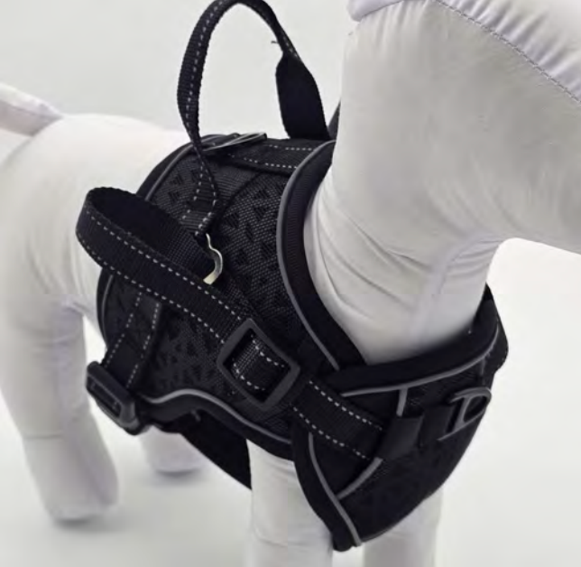 Zamibo  Harnais Anti-Traction Réfléchissant Noir