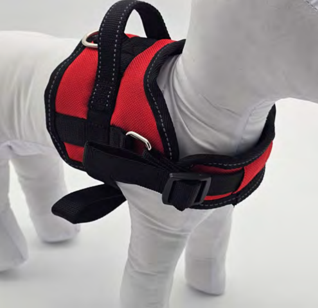 Zamibo Harnais Anti-Traction Réfléchissant Rouge & Noir