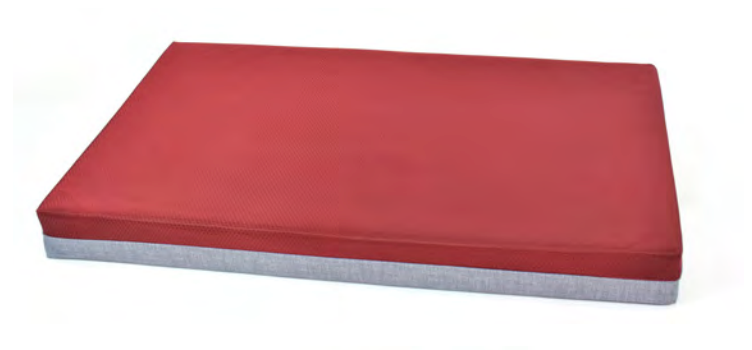 Zamibo Matelas Amovible Bordeaux & Gris