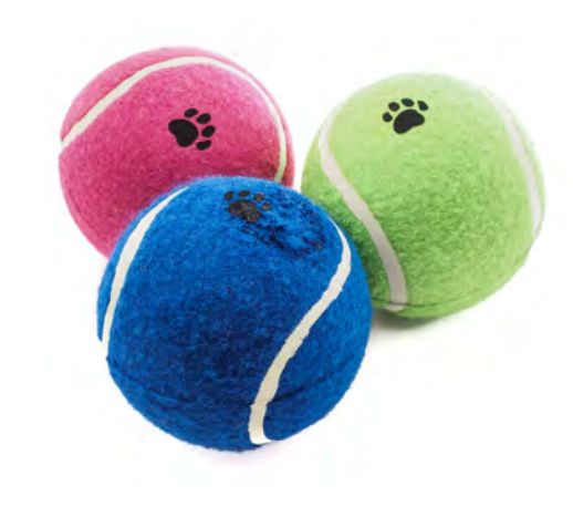 Zamibo Balle de Tennis XL Imprimé Pattes ∅10cm