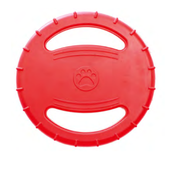 Zamibo Frisbee Flottant Caoutchouc Rouge ∅20cm