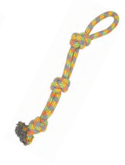 Zamibo Corde Triple Noeuds et Poignée 62cm