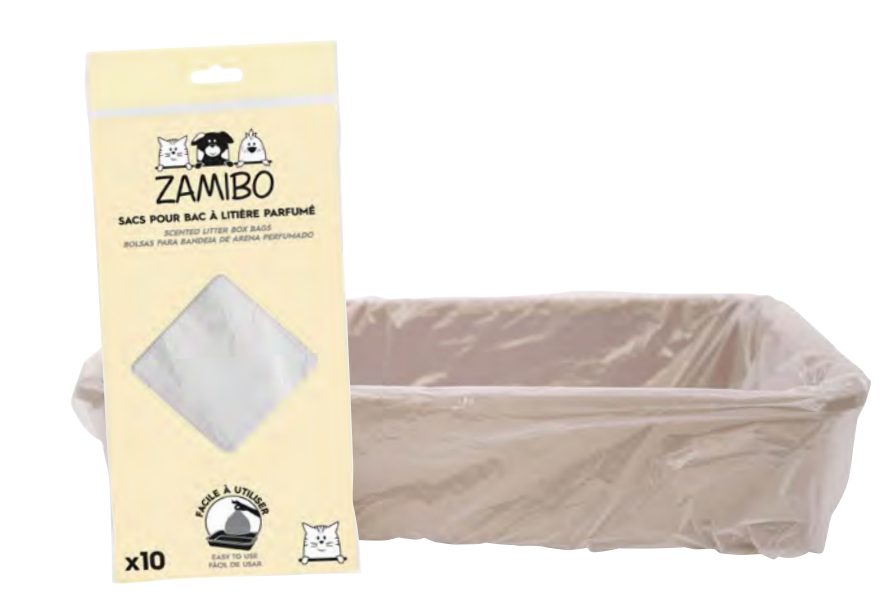 Zamibo Sac pour Bac à Litière 10pcs
