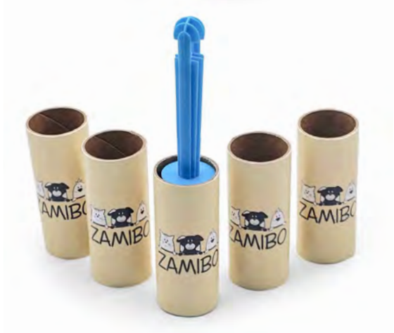 Zamibo Brosse Adhésive 5 Rouleaux 1mx20,cm