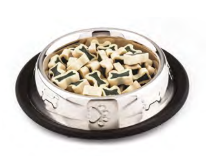 Zamibo Gamelle Inox Décor Pattes & Os Antidérapant