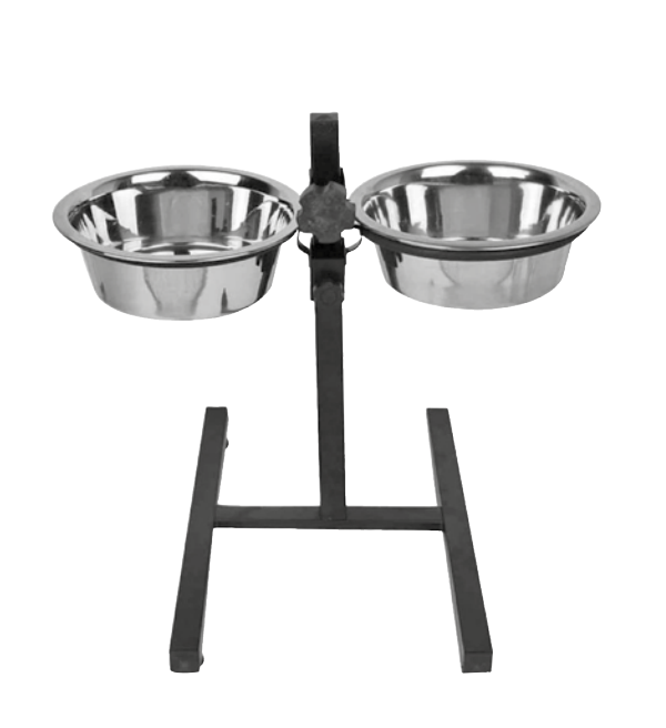 Zamibo Support Réglable Double Inox ∅28cm 12-39cm