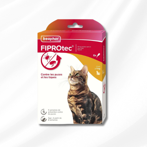 FIPROtec pipettes contre puces et tiques chat