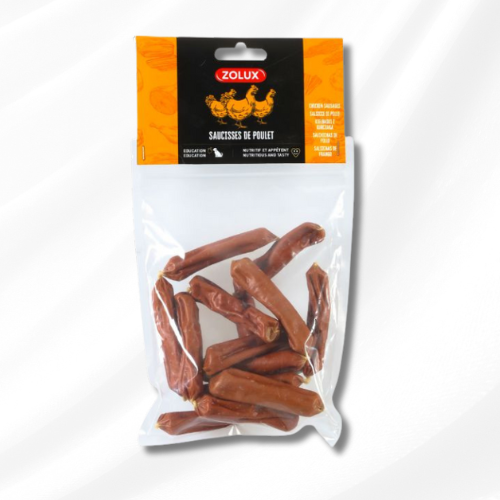 ZOLUX Snack Saucisses au Poulet - 100 g