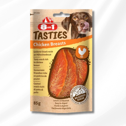 Friandises au poulet pour chien TAST Chicken Breasts 8in1 85g