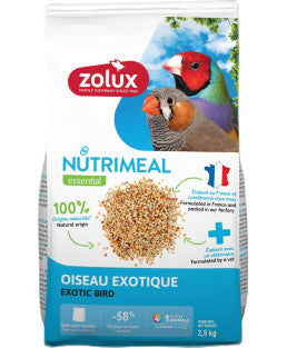 Zolux Nutrimeal Aliment Oiseau Exotique 800gr