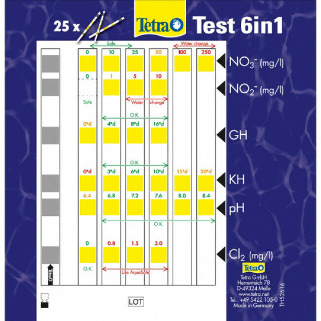 Tetra Test 6 in 1 aquarium