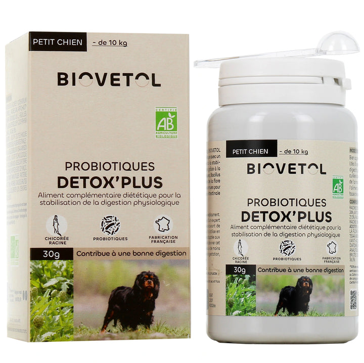 Probiotiques Detox'Plus BIOVETOL - Petit chien